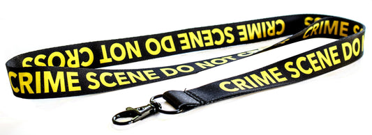 Lanyard - Crime Scene Do Not Cross Black Lanyard