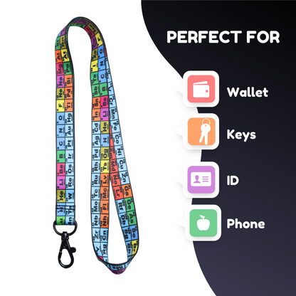 Periodic Table Lanyard - Science Lanyard