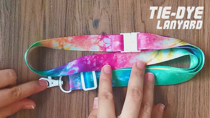 Tie Dye Lanyard