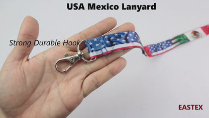 USA Mexico Lanyard