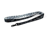 Bandana Paisley Lanyard - Black/White