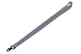 Checkered Lanyard - Black/White