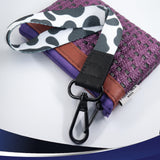 Cow Wristlet - Black