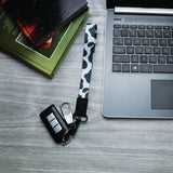 Cow Wristlet - Black