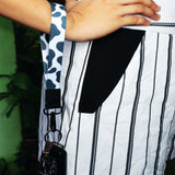 Cow Wristlet - Black