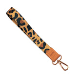 Leopard Wristlet - Brown