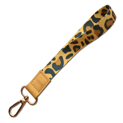 Leopard Wristlet - Brown