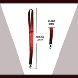 Music Lanyard - Red/Black