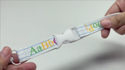 Alphabet Lanyard