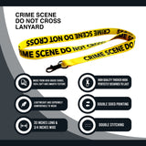 Lanyard - Crime Scene Do Not Cross Yellow Lanyard