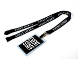 Lanyard - Event Staff With Clear Badge Holder And Party Pass Lanyard