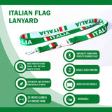 Lanyard - Italia Flag Reversible Lanyard