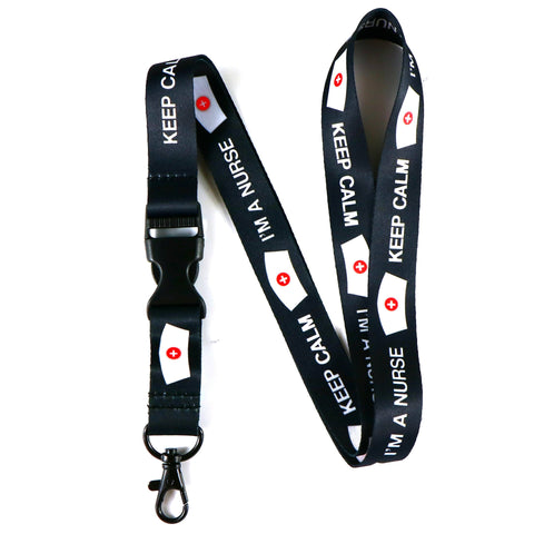 Lanyard - Keep Calm I'm A Nurse Lanyard