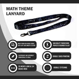 Lanyard - Math Theme Lanyard