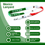 Lanyard - Mexico Flag Lanyard