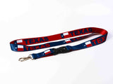 Lanyard - Texas Flag Reversible Blue Red Lanyard