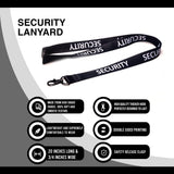 Security Printed Lanyard