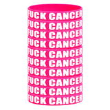 Wristband - F Cancer Pink/White Silicone Wristbands